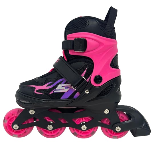 Prego Sky Işıklı Ayarlanabilir Paten Pembe TE-281X