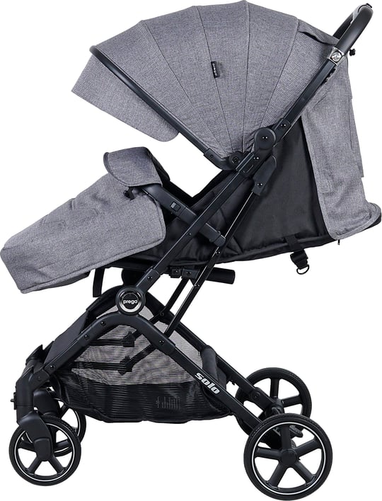 Prego Solo Tek Yönlü Bebek Arabası Gri