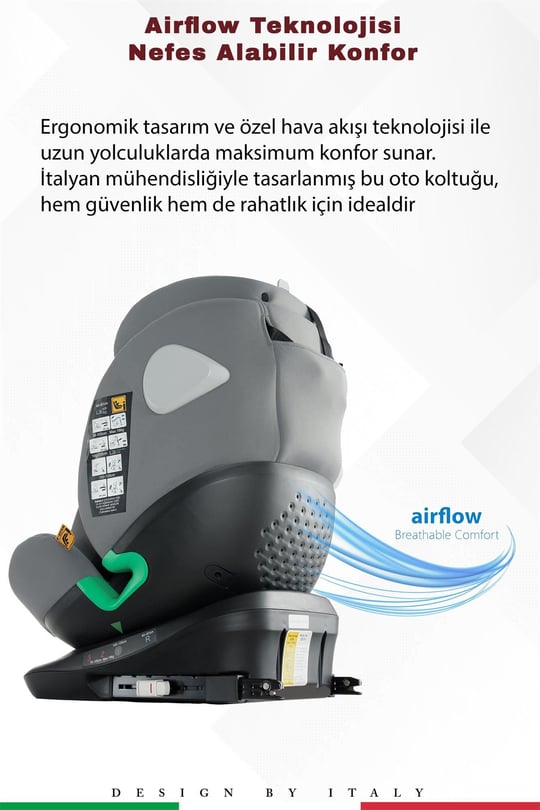 Prego Tronfix Isize Oto Koltuğu Gri Q9004