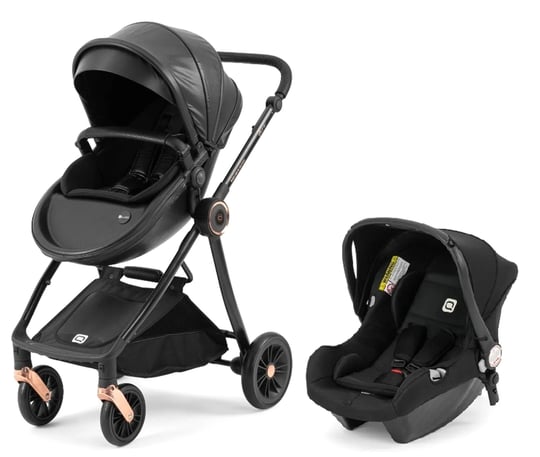 Quard Aura Trio Travel Sistem Bebek Arabası Siyah