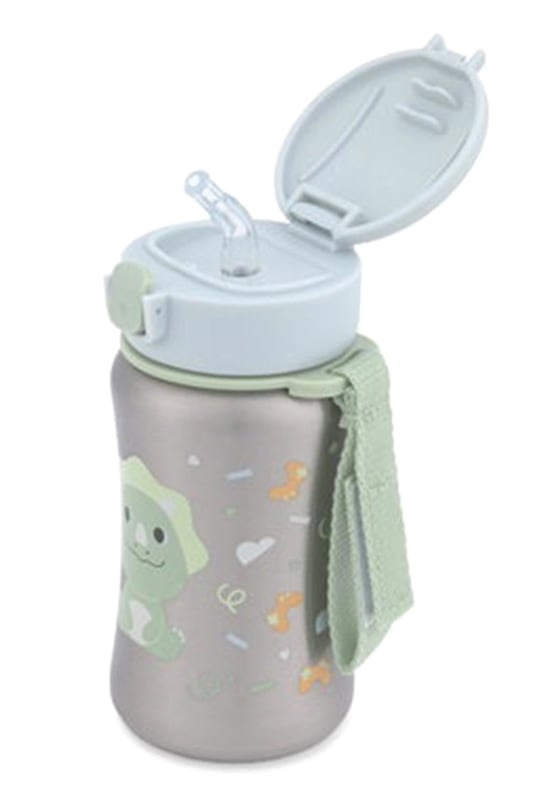 Skip Hop Besties Squad Pipetli Paslanmaz Çelik Suluk Dinozor 9U613510