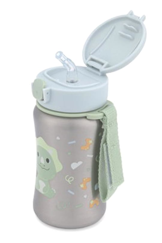 Skip Hop Besties Squad Pipetli Paslanmaz Çelik Suluk Dinozor 9U613510