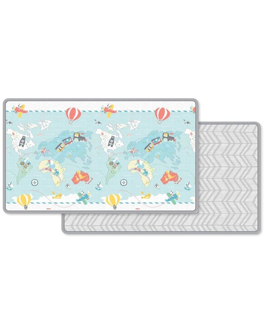 Skip Hop Harita Desenli Çift Taraflı Oyun Halısı 243103