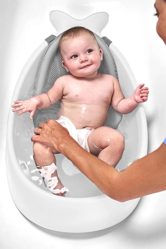 Skip Hop Moby 3ü 1 Arada Akıllı Küvet Beyaz 9P466810