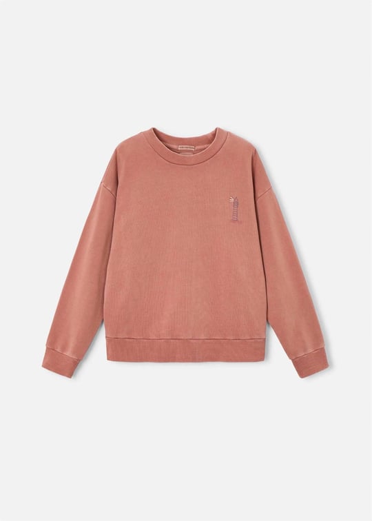 The Boston Kids Erkek Çocuk Baskılı Sweatshirt Tarçın 6423