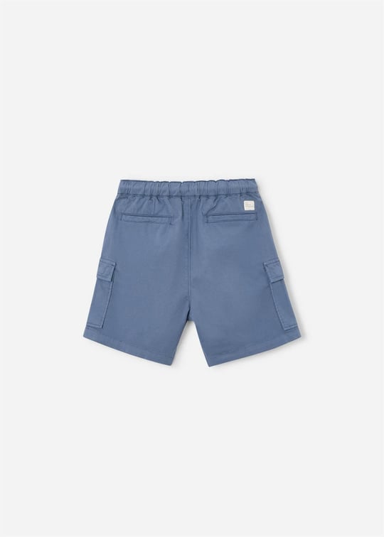 The Boston Kids Erkek Çocuk Chino Kargo Şort Mavi 6226