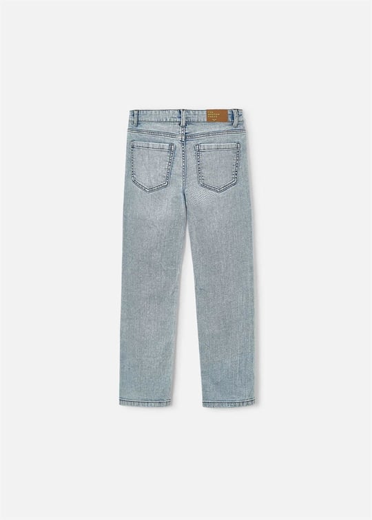 The Boston Kids Erkek Çocuk Geniş Paçalı Kot Pantolon Mavi 6575