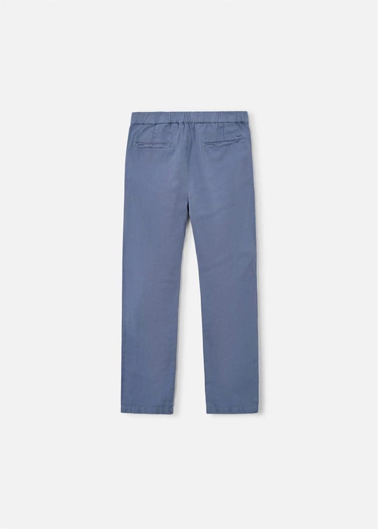 The Boston Kids Erkek Çocuk Keten Pantolon Mavi 6572
