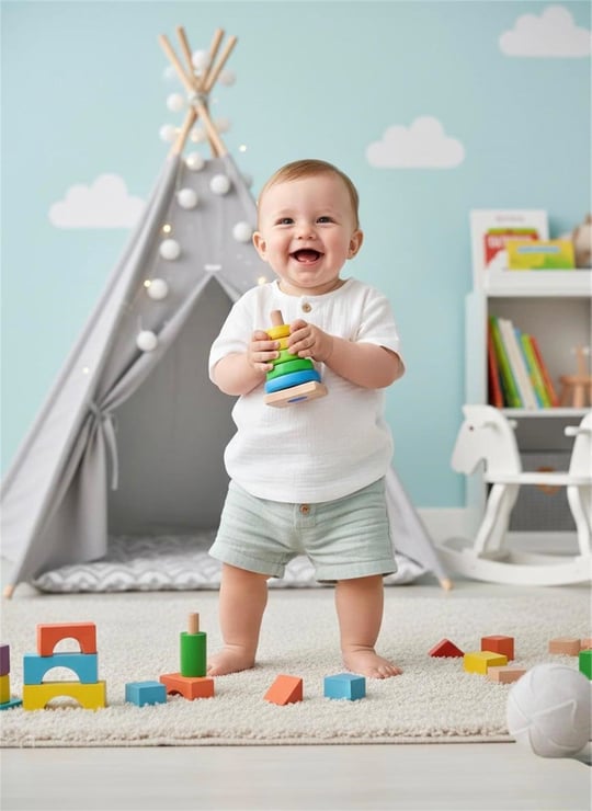 Tiffany Baby Bebek Green Theme Müslin Şort Yeşil 65141