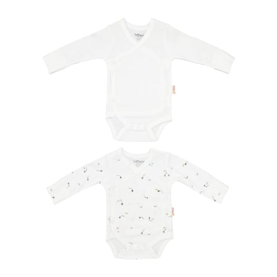 Tiffany Baby Bebek Kite Runnet Theme 2' li Uzun Kol Kruvaze Zıbın Set Ekru 33020