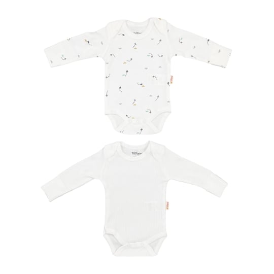 Tiffany Baby Bebek Kite Runnet Theme 2' li Uzun Kol Zıbın Set Ekru  33011