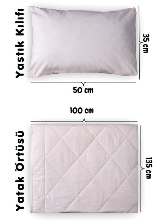 Tiffany Conform Kapitoneli Bebek Yatak Örtüsü Pudra 971061