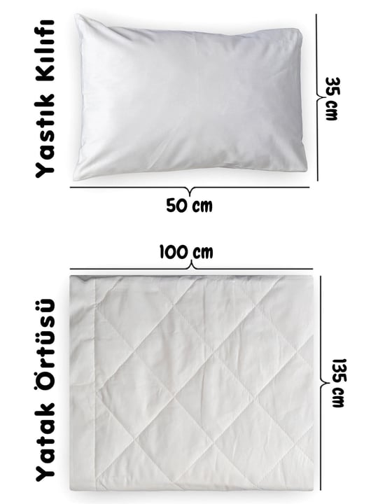 Tiffany Conform Kapitoneli Bebek Yatak Örtüsü Krem 971050