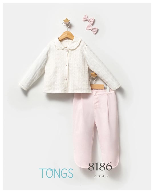 Tongs Baby Kız Çocuk Saç Tokalı 3lü Takım Pembe 8186