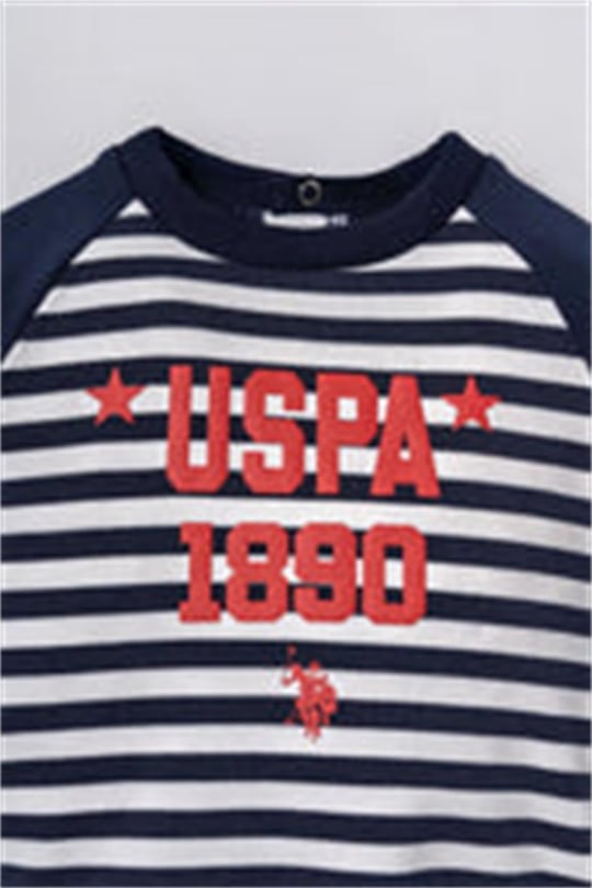 U.S Polo Assn Erkek Bebek 2li Alt Üst Takım Lacivert USB3164