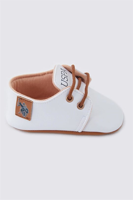 U.S. Polo Assn Erkek Bebek İlk Adım Günlük Ayakkabı Beyaz USB1302