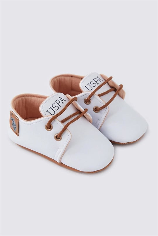 U.S. Polo Assn Erkek Bebek İlk Adım Günlük Ayakkabı Beyaz USB1302