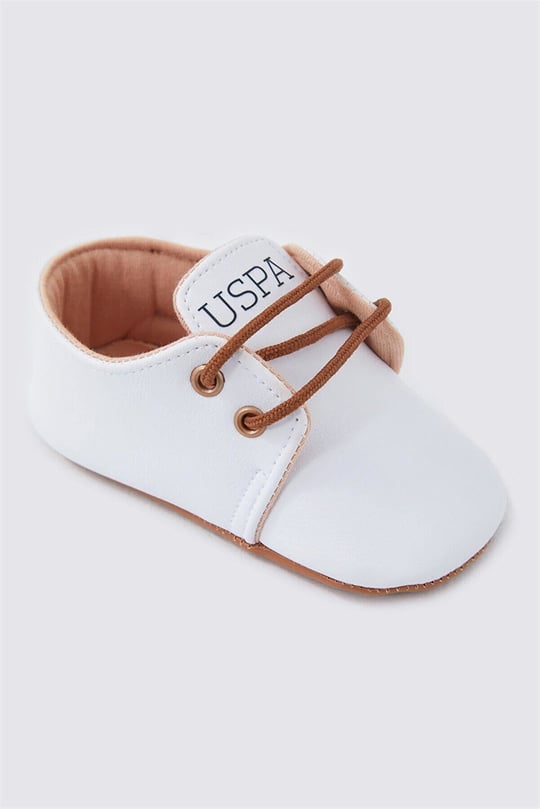 U.S. Polo Assn Erkek Bebek İlk Adım Günlük Ayakkabı Beyaz USB1302