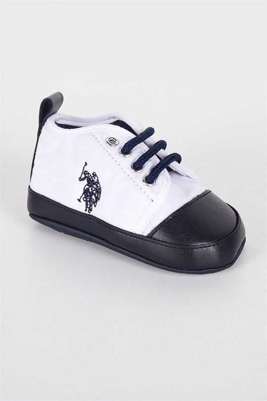 U.S. Polo Assn Erkek Bebek İlk Adım Ayakkabı Beyaz USB1309