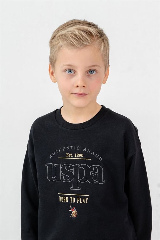 U.S. Polo Assn. Erkek Çocuk Eşofman Takımı Siyah US2629-4
