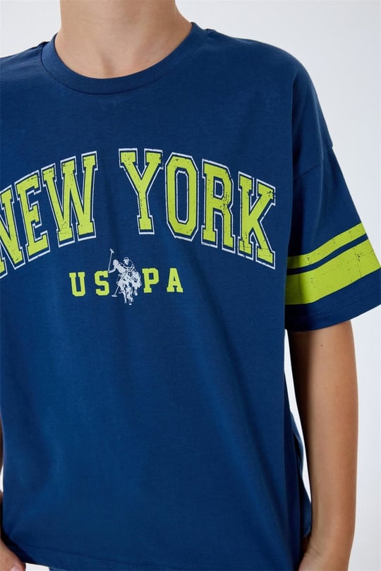 U.S. Polo Assn. Erkek Çocuk Bermuda Tişört Şort Takım Lacivert US2415-G