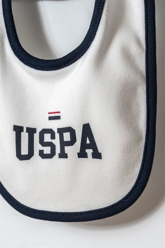 U.S. Polo Assn. Erkek Bebek 5li Hastane Çıkış Seti Beyaz USB2859