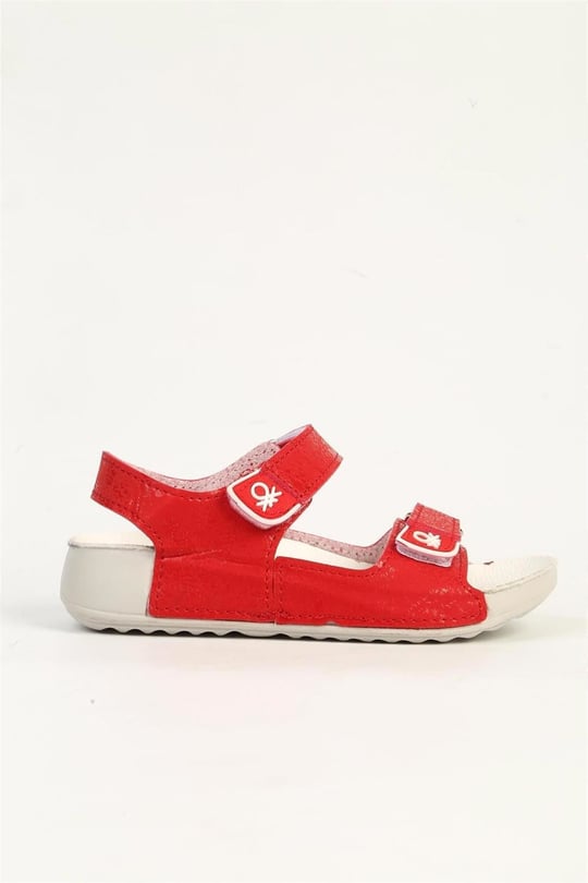 United Colors Of Benetton Çocuk Sandalet Kırmızı BN-1419