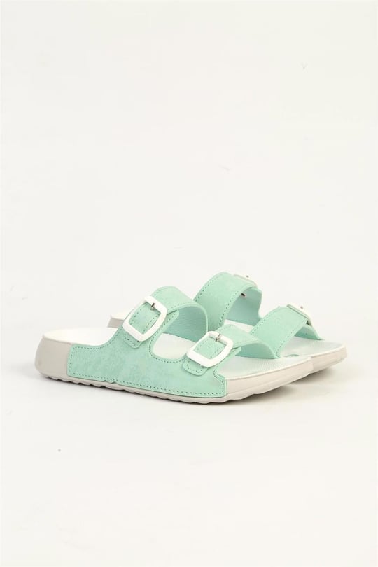 United Colors Of Benetton Çocuk Terlik Mint Yeşili BN-1420