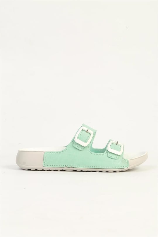 United Colors Of Benetton Çocuk Terlik Mint Yeşili BN-1420