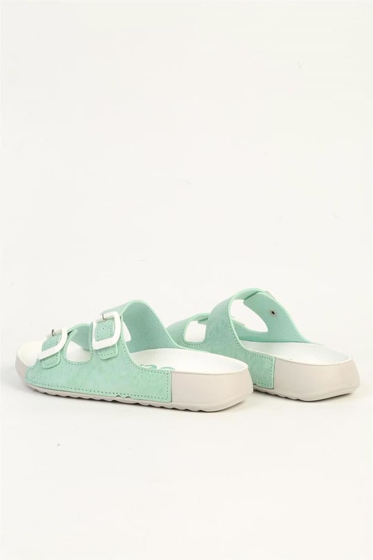 United Colors Of Benetton Çocuk Terlik Mint Yeşili BN-1420