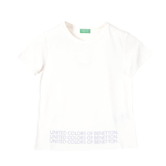 United Colors Of Benetton Kız Çocuk Tişört Beyaz G21286
