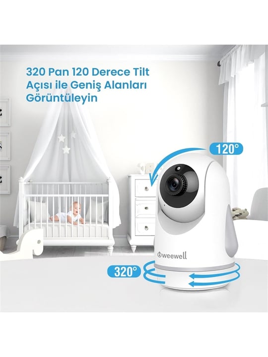 Weewell WMV880 Dijital Kablosuz Bebek İzleme Cihazı 6