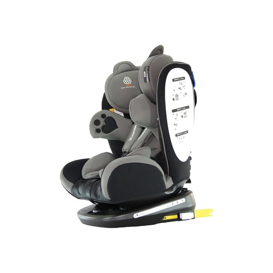 Yoyko Bear 360 ° Dönebilir Yatabilir 0-36 Kg Oto Koltuğu ISOFIX/SIP/LATCH - Gri