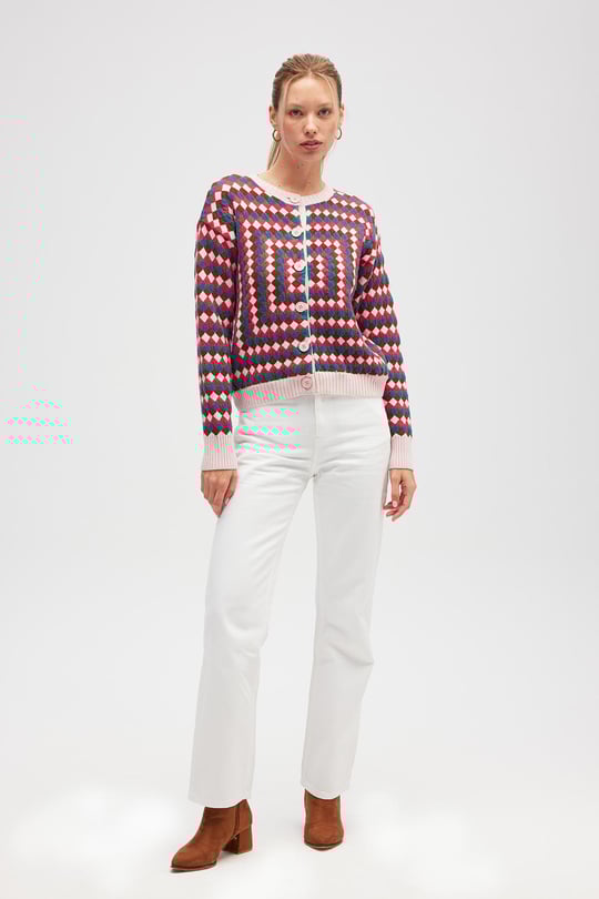 Peraluna Pilgrim Triko Hırka - Multi