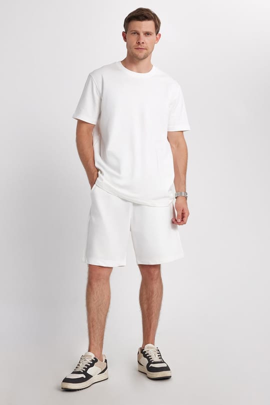 RELAX FIT PLAIN ONL SHORTS TRACKSUIT   TİŞÖRT ŞORT TAKIM