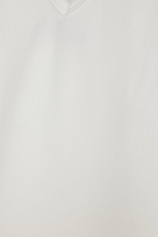 Kadın Slim Fit Dar Kesim Fitilli V Yaka Ekru Askılı Bluz ve Beli Bağlamalı Ekru Şort Takım