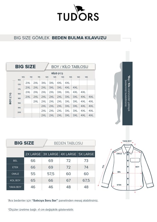 Erkek Big Size Büyük Beden Uzun Kollu %100 Pamuk Keten Doku Tek Cepli Lacivert Düğmeli Yaka Gömlek