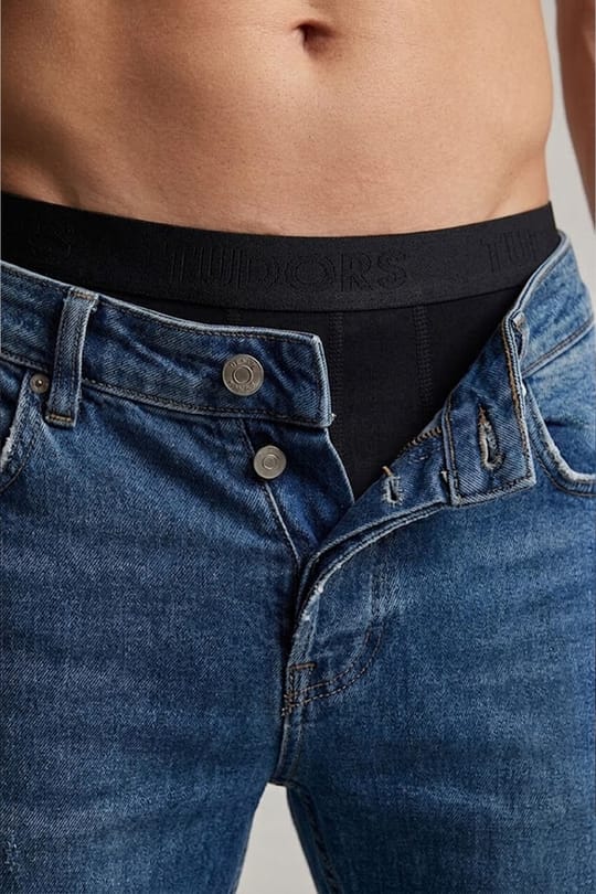 Erkek 2li Pamuk Likralı Premium Seri Esnek Kumaş Boxer