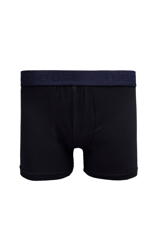 ERkek 2li Pamuklu Likralı Esnek Kumaş Lacivert Boxer