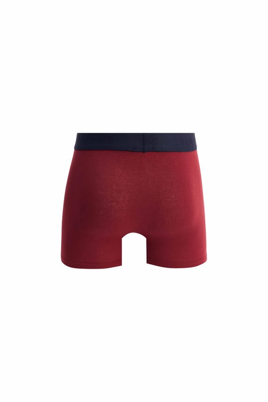 Erkek 5li Pamuklu Likralı Esnek Kumaş Boxer