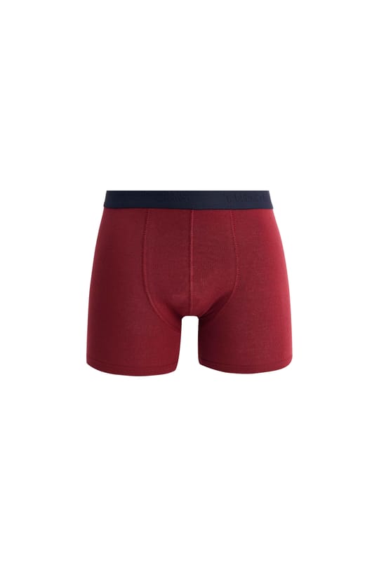 Erkek 5li Pamuklu Likralı Esnek Kumaş Boxer