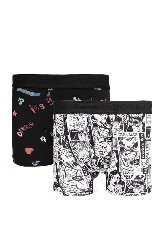 Erkek 10lu Desenli Likralı Pamuklu Esnek Kumaş Premium Seri Boxer