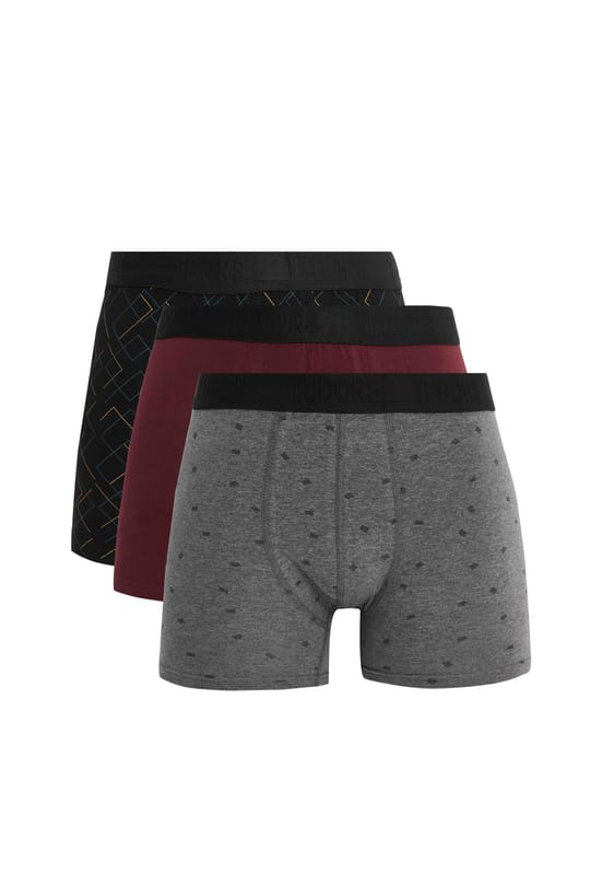 Erkek 10lu Likralı Pamuklu Esnek Kumaş Premium Seri Boxer