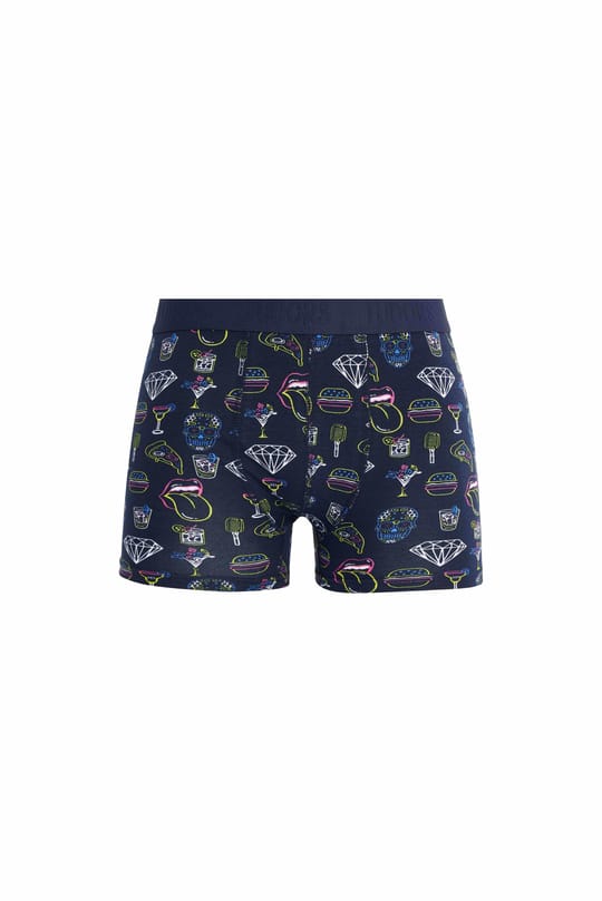 Erkek 6lı Pamuklu Likralı Esnek Kumaş Premium Seri Boxer