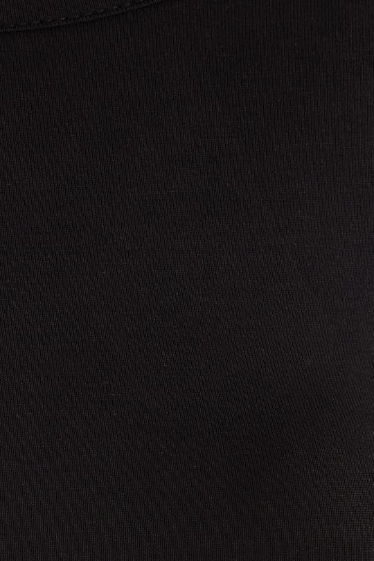 Kadın Slim Fit Dar Kesim Uzun Kollu Viskon Siyah Bluz