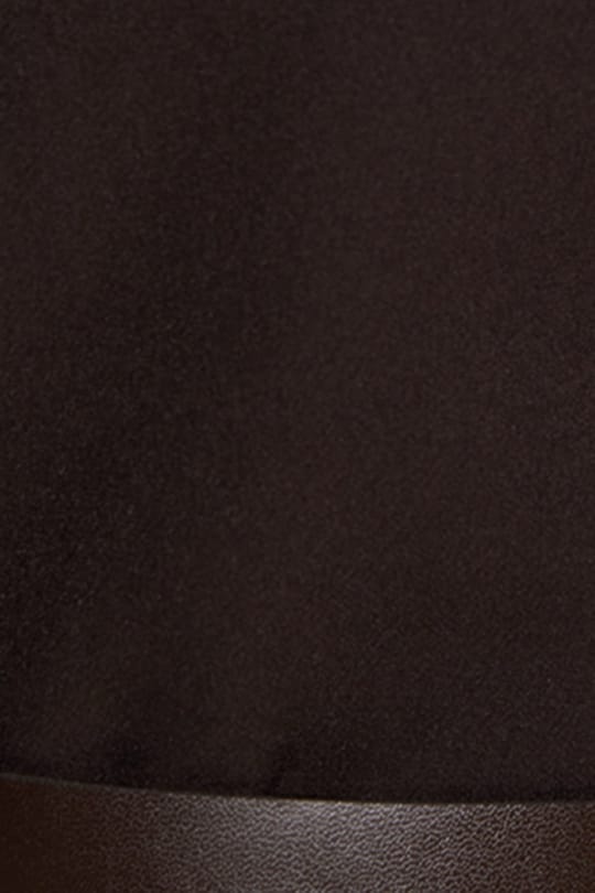 Kadın Slim Fit Dar Kesim Kol Detaylı İnce Kemerli Fermuarlı Kahverengi Bluz Gömlek