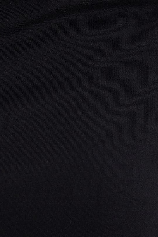 Kadın Regular Fit Klasik Kesim Kısa Kollu Beli Büzgülü Siyah Bluz