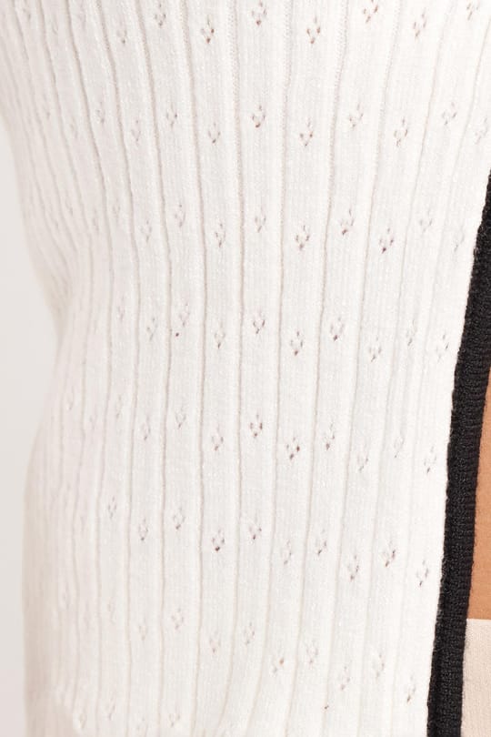 Kadın Slim Fit Dar Kesim Uzun Kollu U Yaka Bağlama Detaylı Açık Bej Hırka