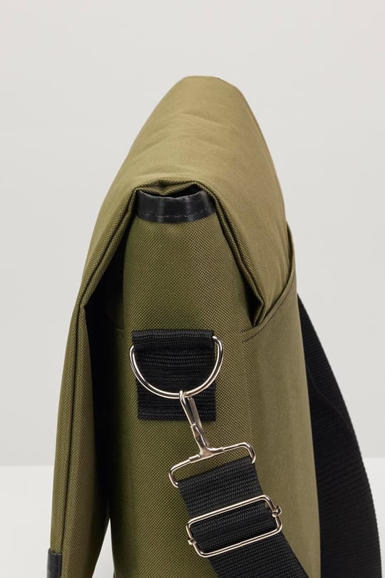 Unisex Ayarlanabilir Çapraz Askılı Haki Postacı Omuz Çantası
