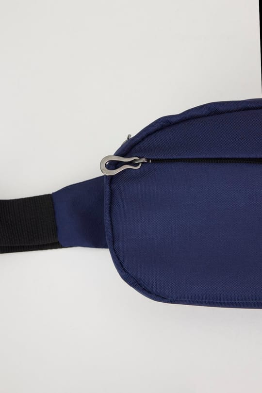 Unisex 2 Bölmeli Lacivert Omuz ve Bel Çantası